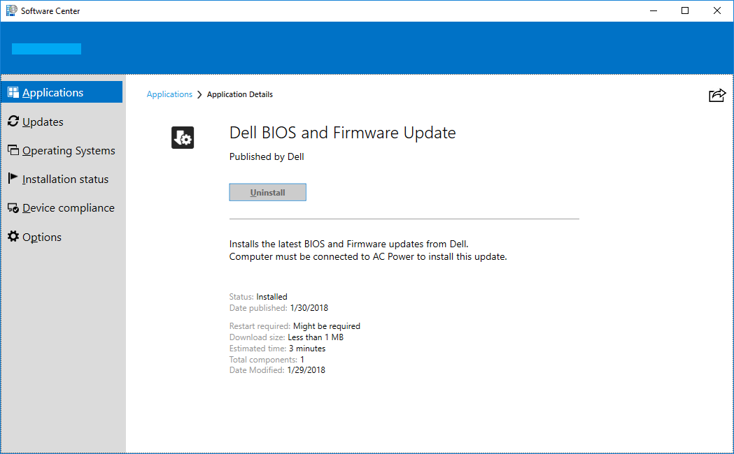 Dell command update 3